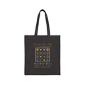 Raised Bed Club Tote in Black, front view