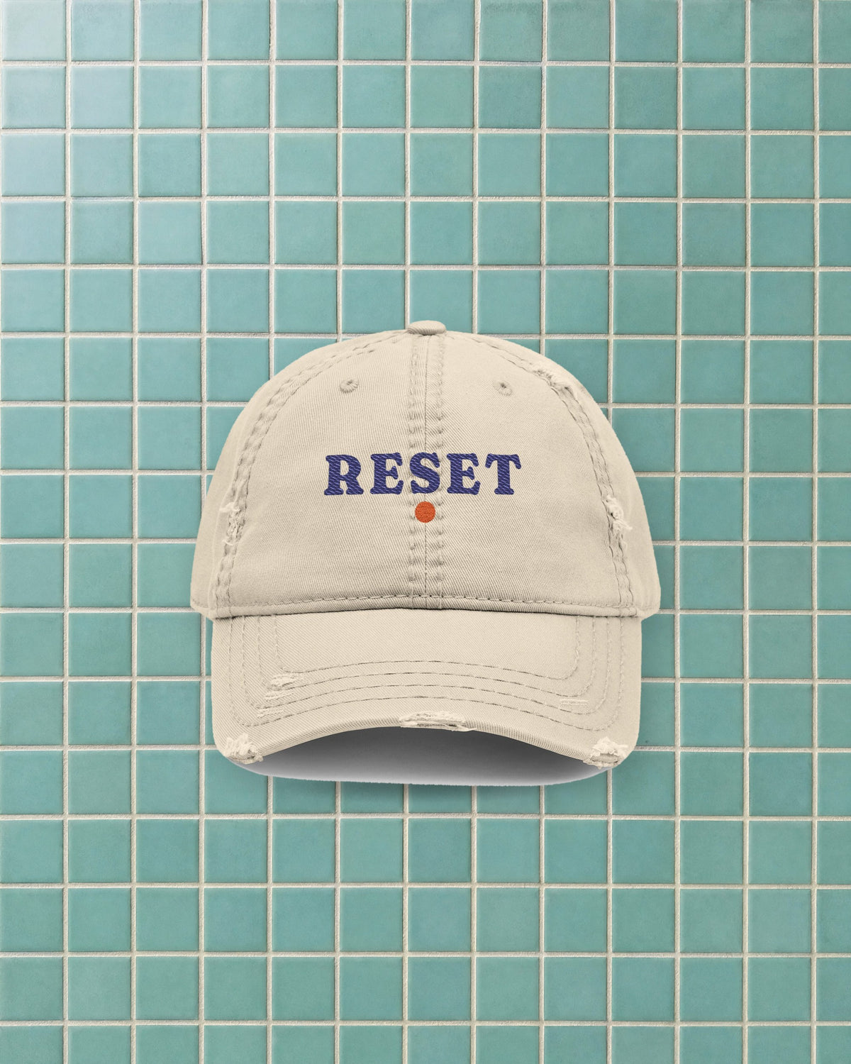 Reset Dad Hat in Khaki, styled
