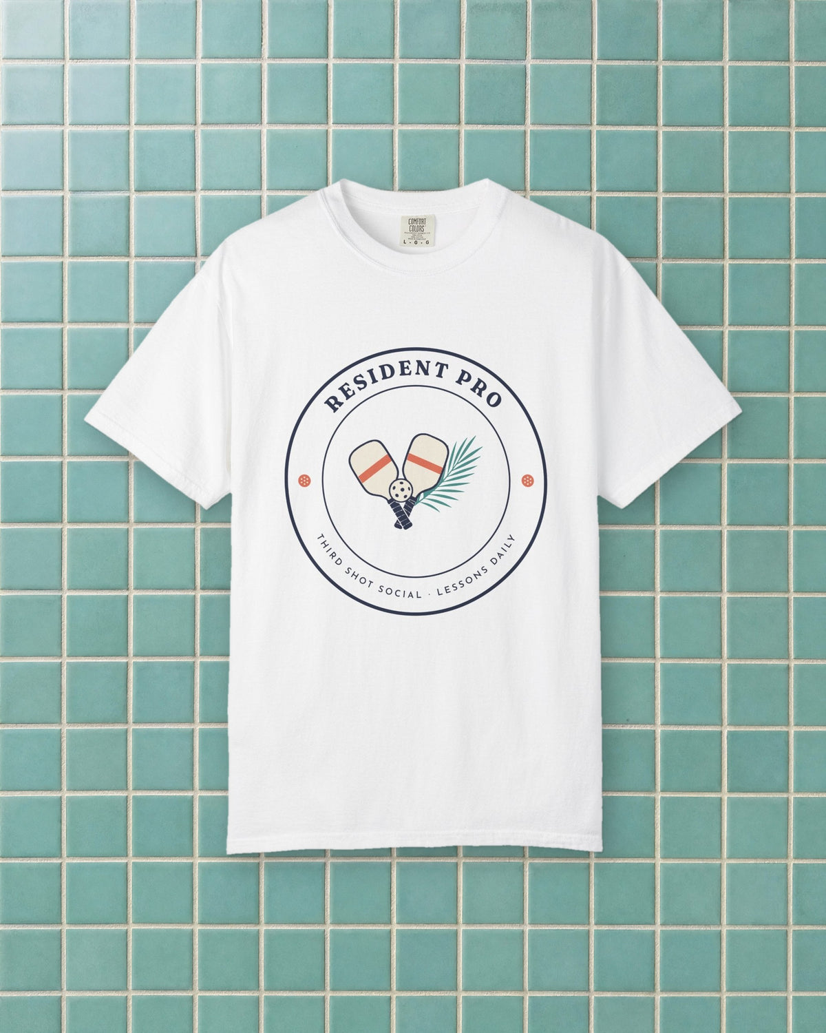 Resident Pro Tee in White, styled