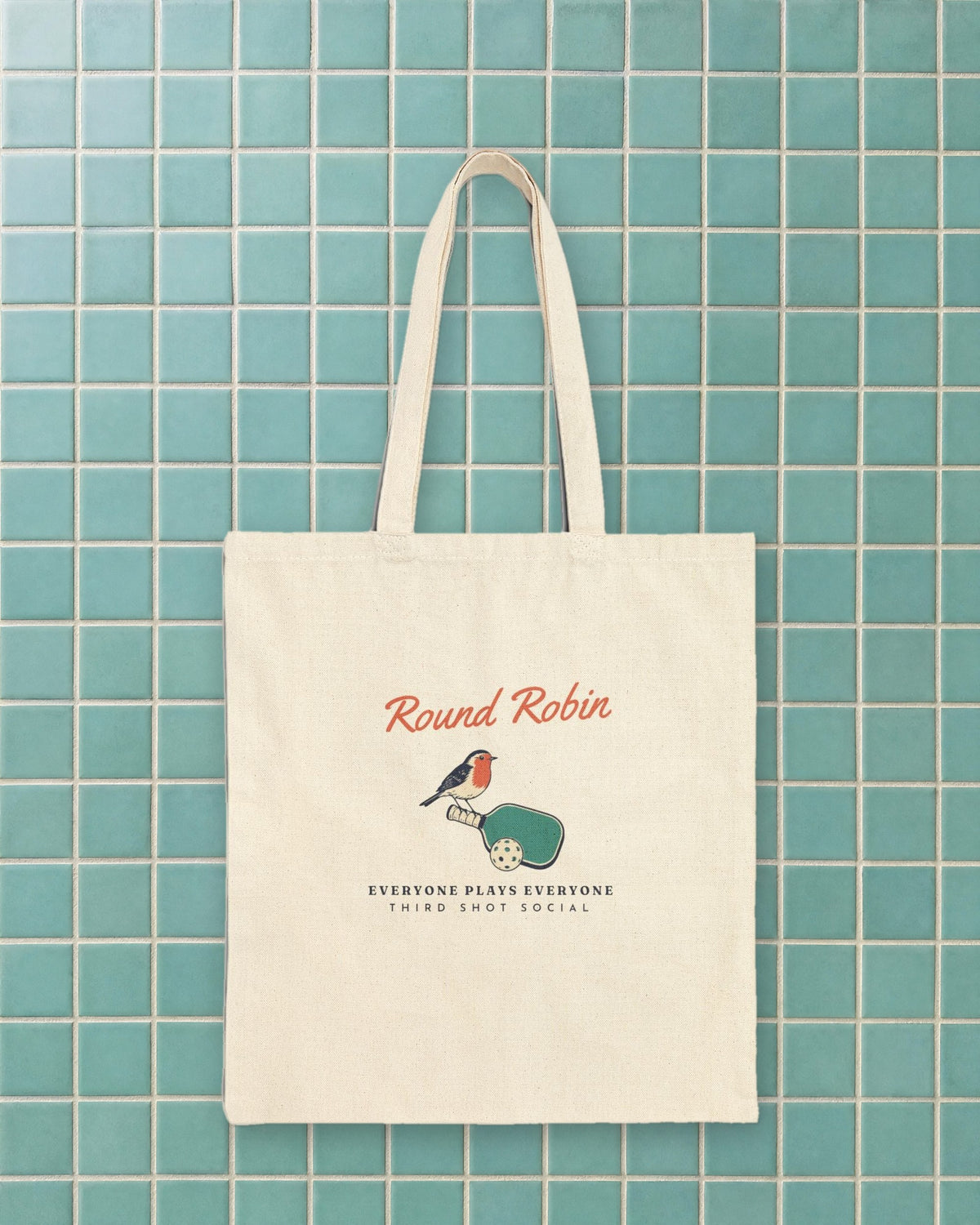 Round Robin Tote in Natural, styled
