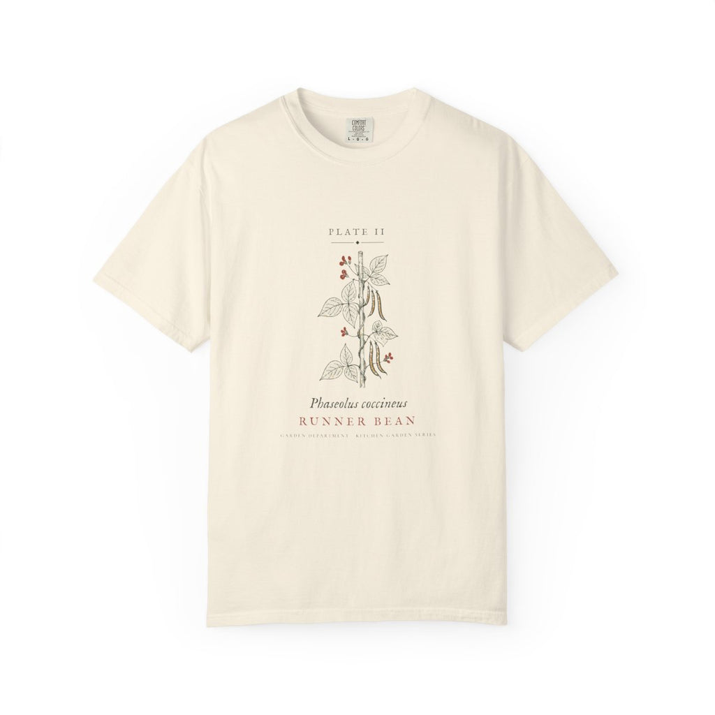 Runner Bean Plate Tee in Ivory, front view