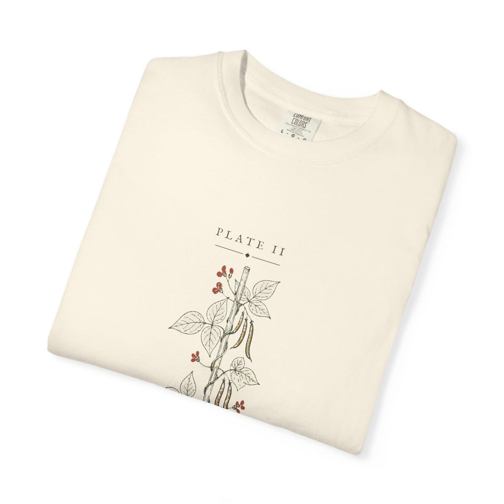 Runner Bean Plate Tee in Ivory, folded