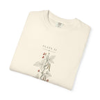 Runner Bean Plate Tee in Ivory, folded