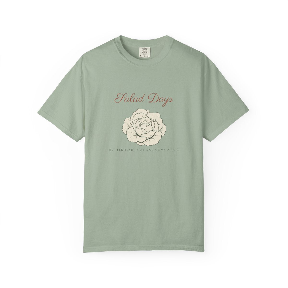 Salad Days Tee in Bay, front view