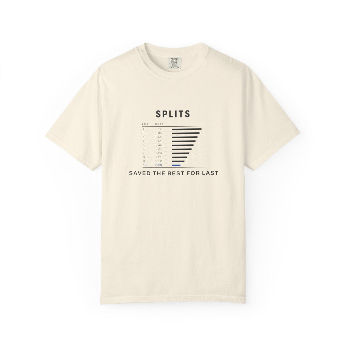 Saved the Best for Last Tee in Ivory, front view