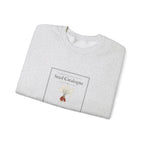 Seed Catalogue Crewneck in Ash, folded