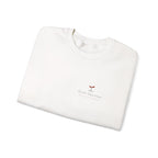 Seedling Crewneck in White, folded