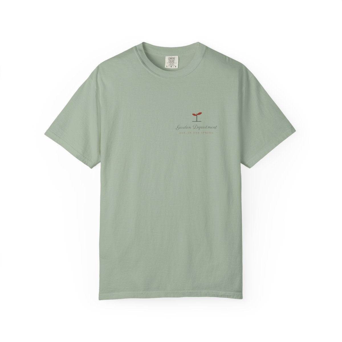 Seedling Tee in Bay, front view