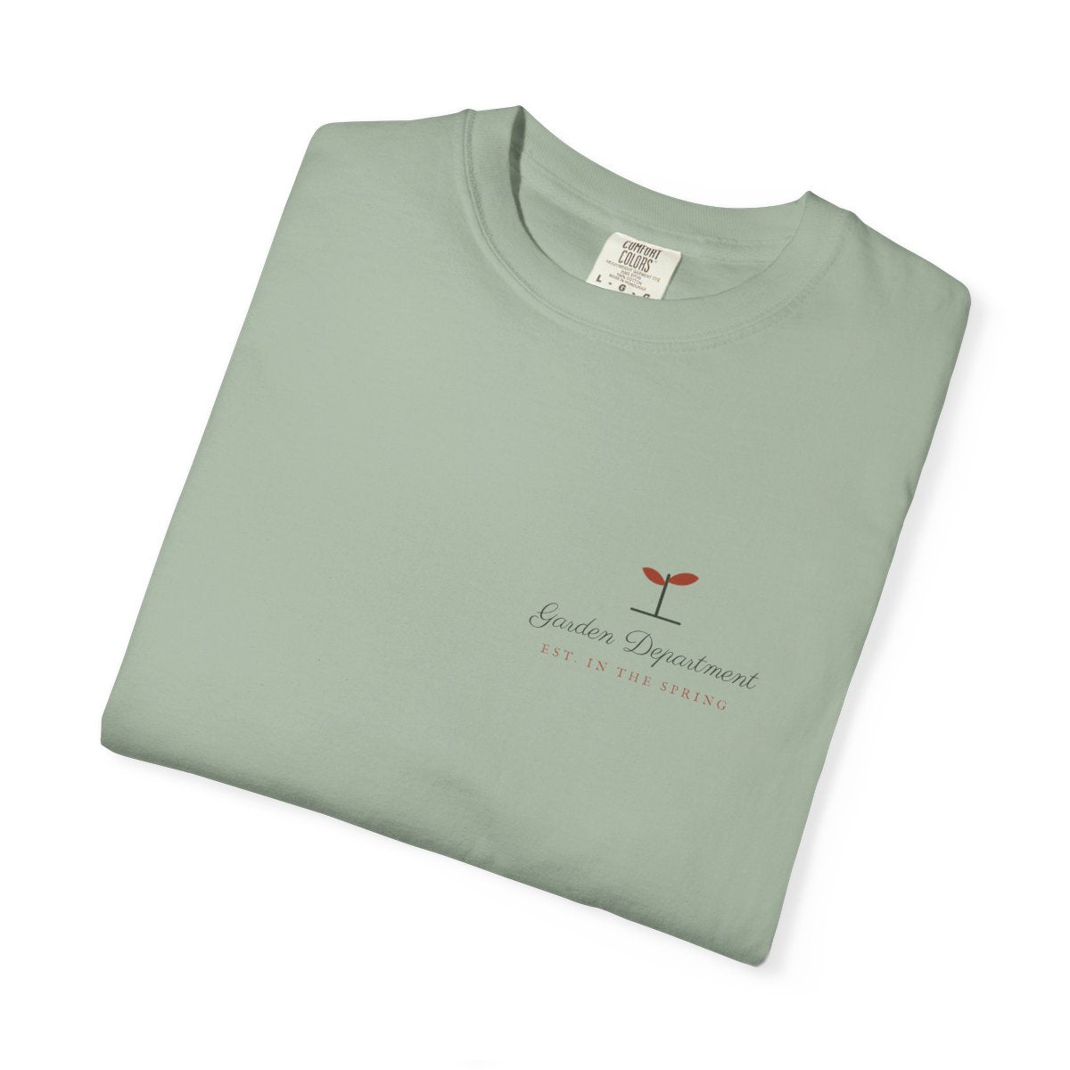 Seedling Tee in Bay, folded