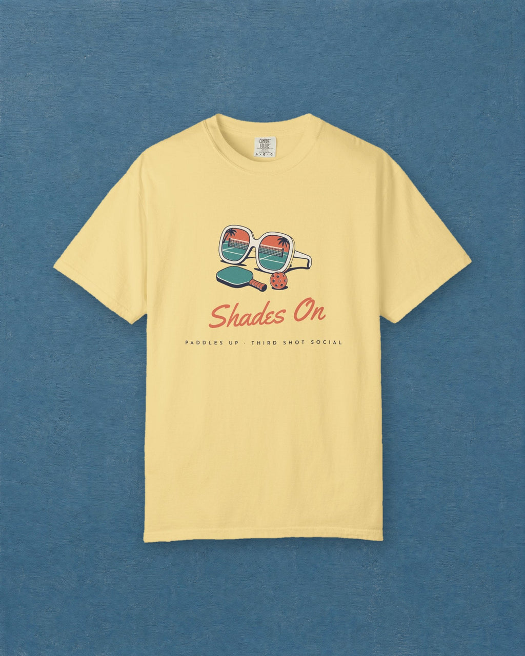 Shades On Tee in Butter, styled