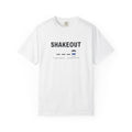 Shakeout Tee in White, front view