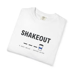 Shakeout Tee in White, folded