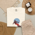 Sideways Since ’89 Tee in Ivory, fabric and print detail