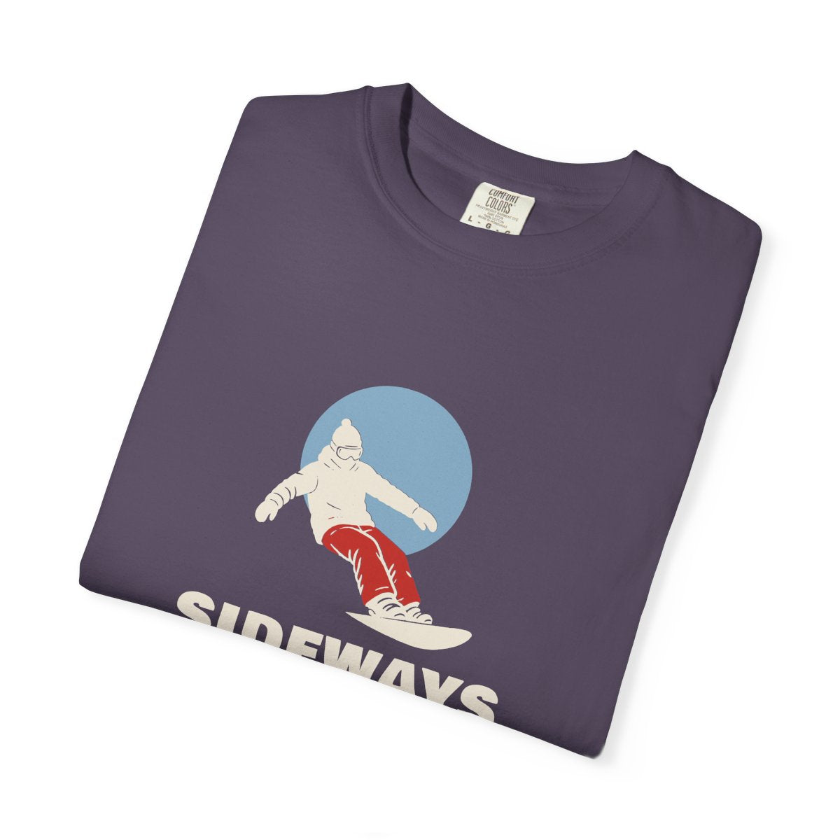 Sideways Since ’89 Tee in Wine, folded