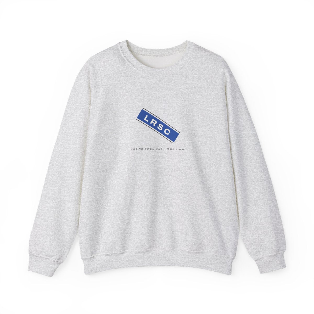 Singlet Sash Crewneck in Ash, front view