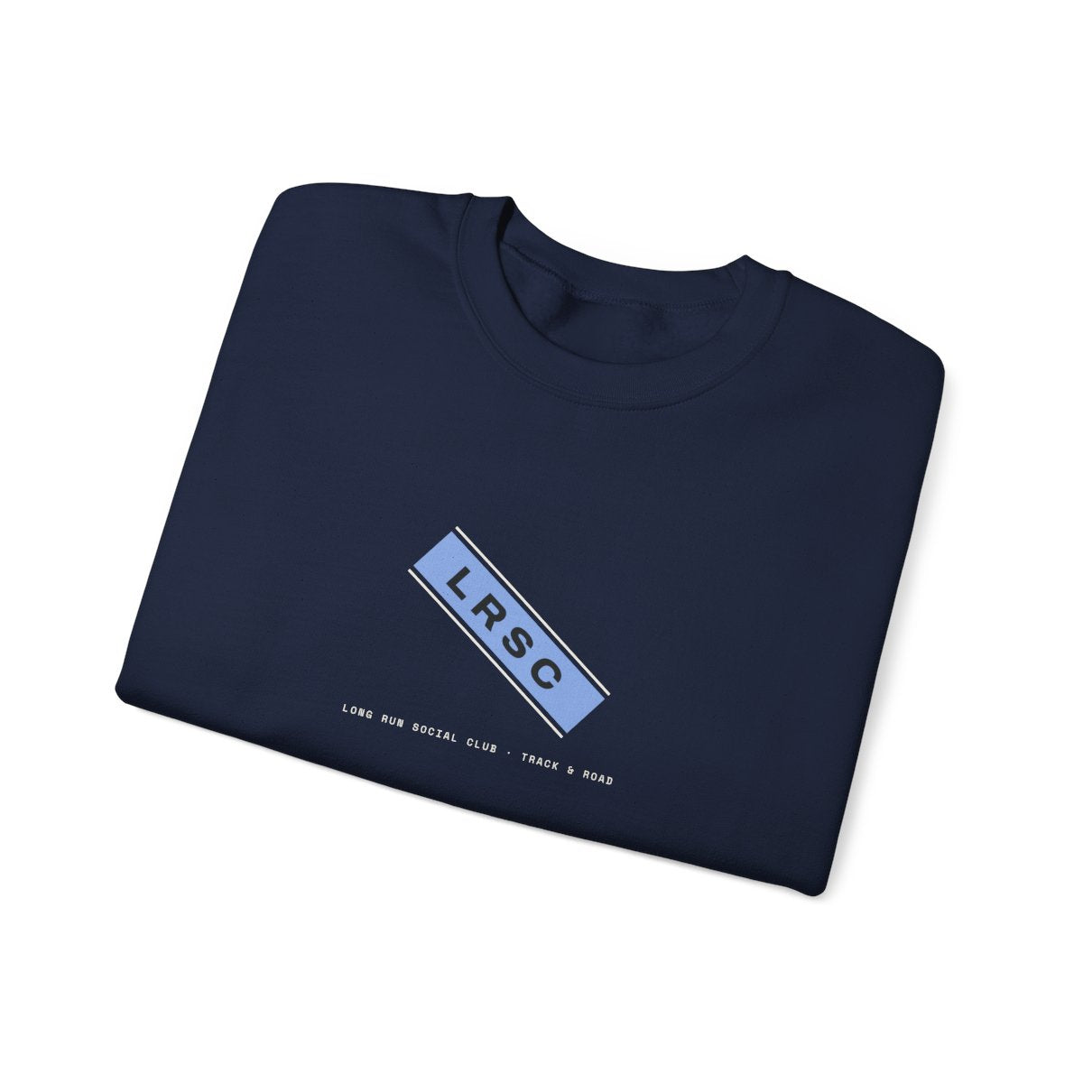 Singlet Sash Crewneck in Navy, folded