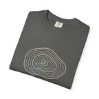 Skin Track Tee in Pepper, folded