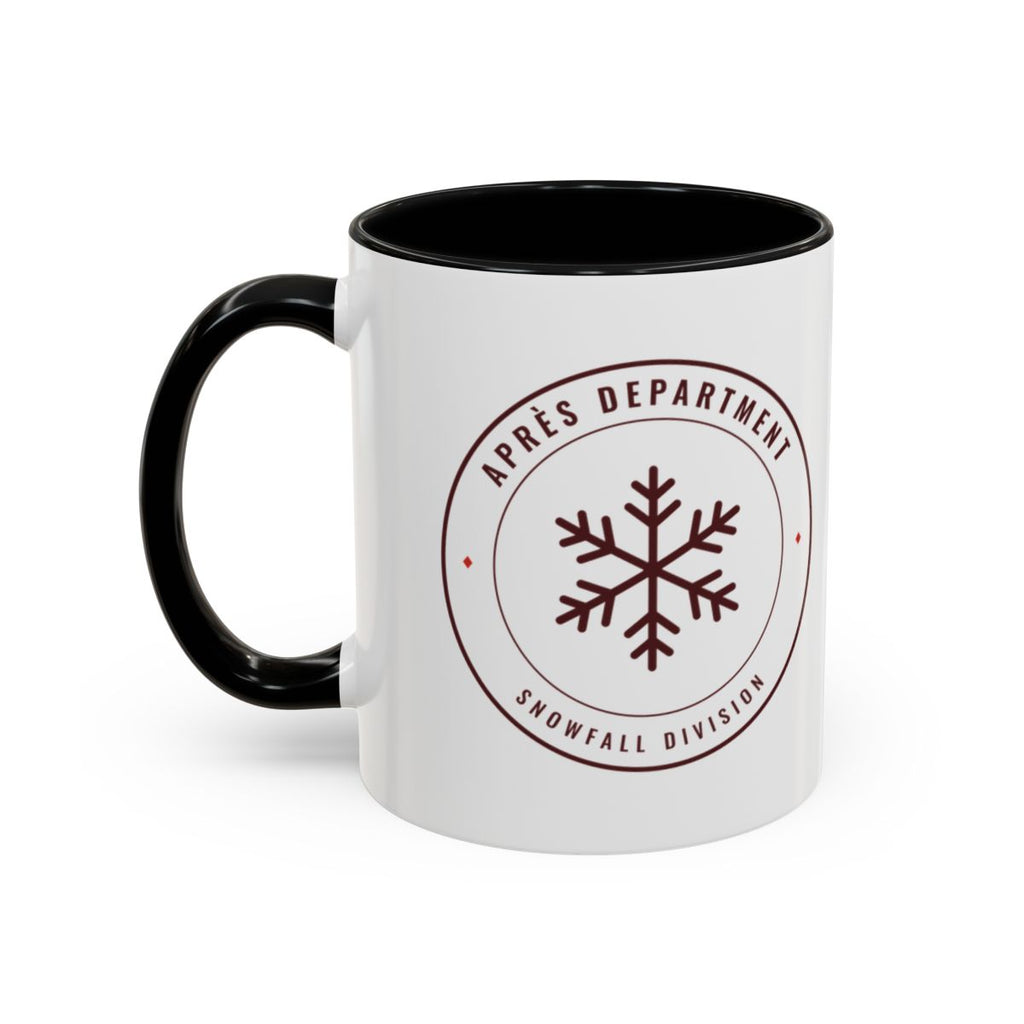 Snowfall Division Seal Mug in Black, left side