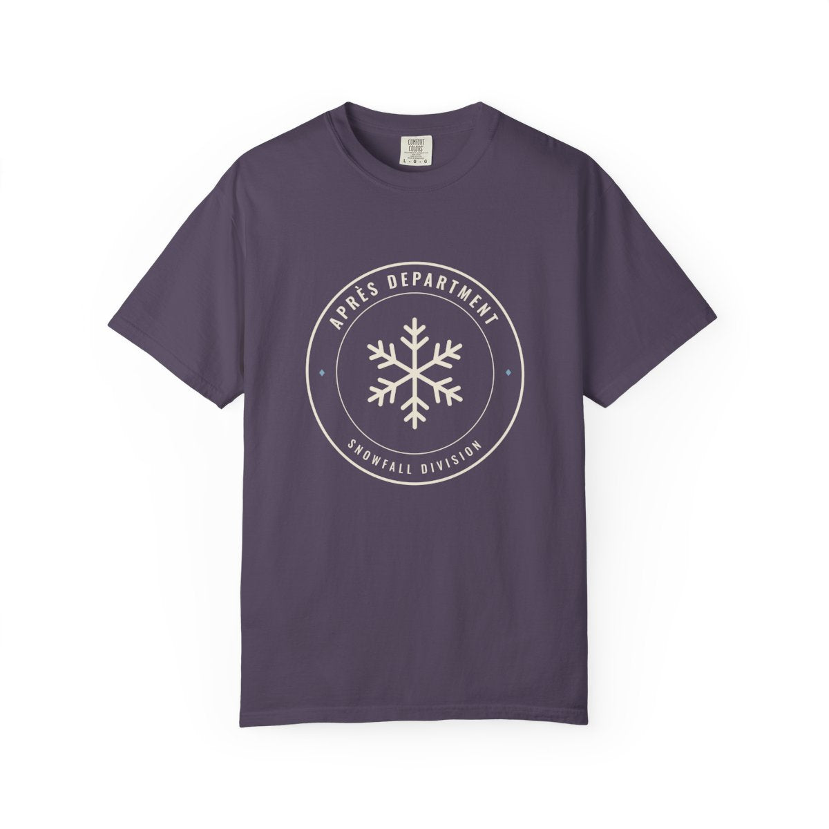 Snowfall Division Seal Tee in Wine, front view