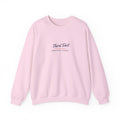 Social Club Script Crewneck in Light Pink, front view