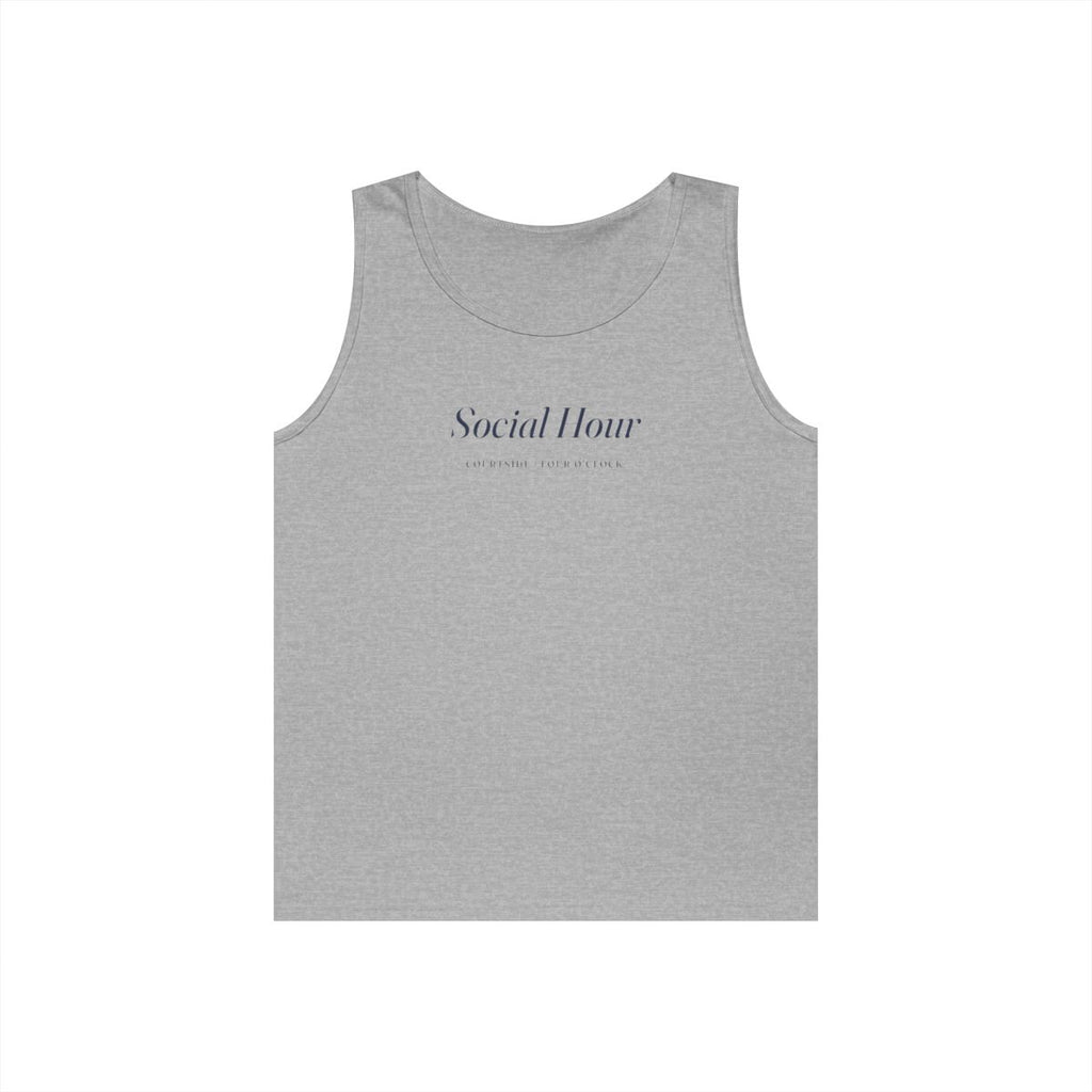 Social Hour Tank in Sport Grey, front view