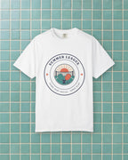 Summer League Tee in White, styled