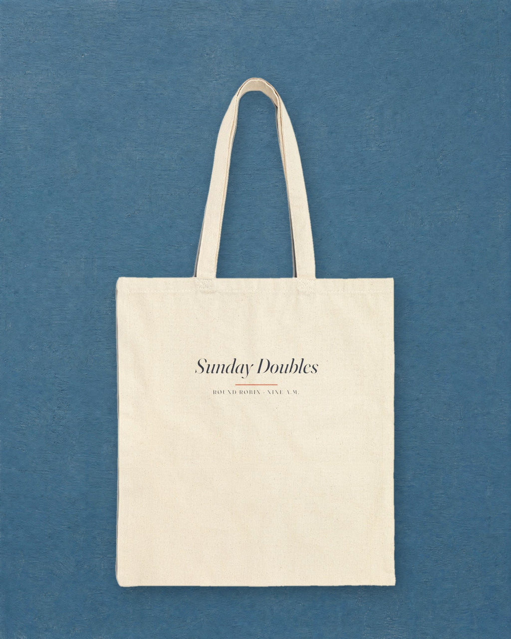 Sunday Doubles Tote in Natural, styled