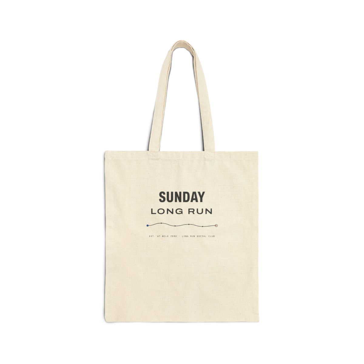 Sunday Long Run Tote in Natural, front view