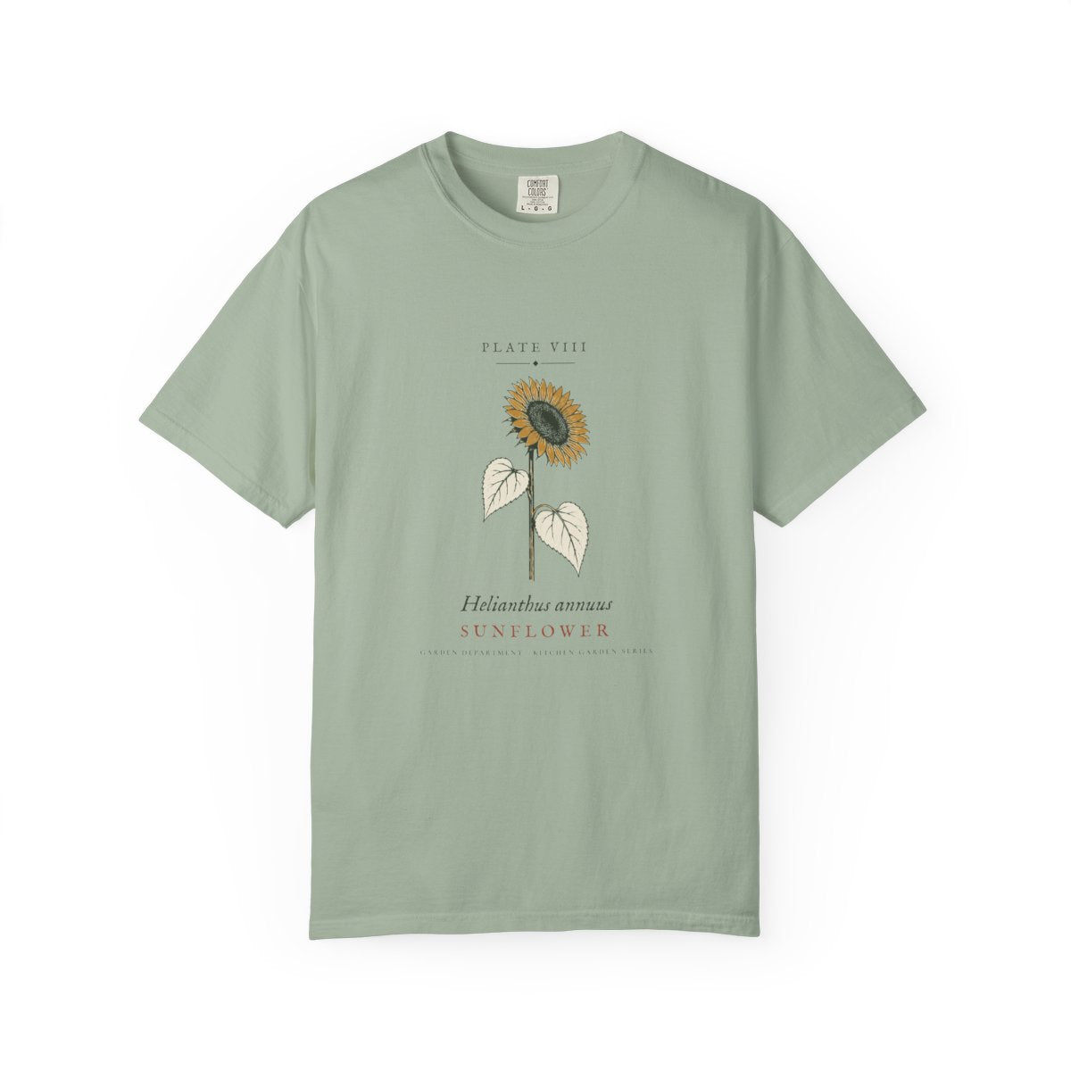 Sunflower Plate Tee in Bay, front view