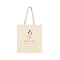Sweet Peas Tote in Natural, front view