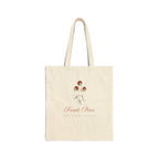 Sweet Peas Tote in Natural, front view