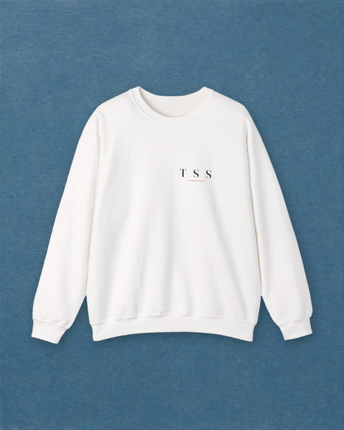 T S S Crewneck in White, styled