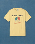 Tap Paddles Tee in Butter, styled
