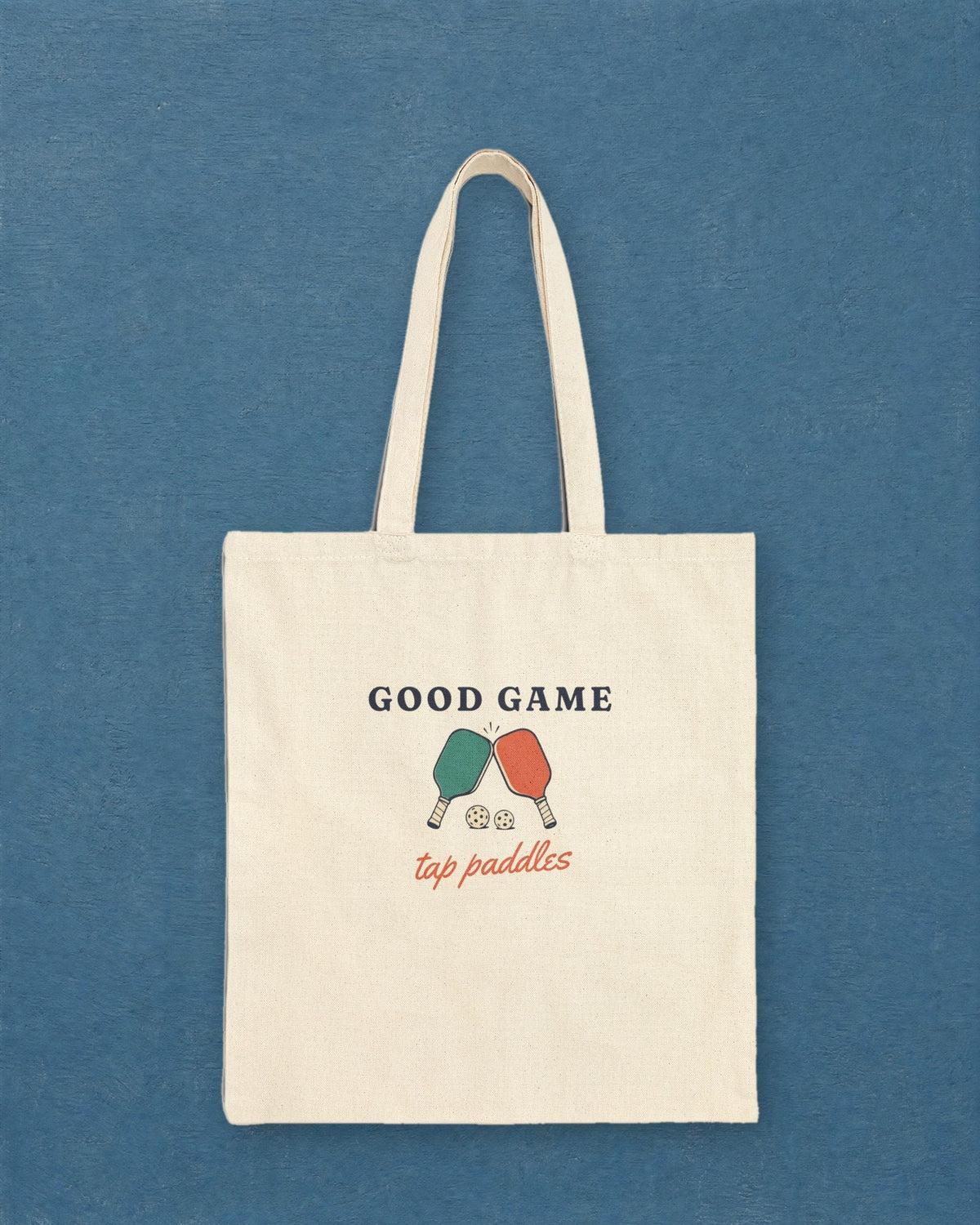 Tap Paddles Tote in Natural, styled