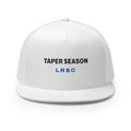 Taper Season Trucker Cap in White, front view