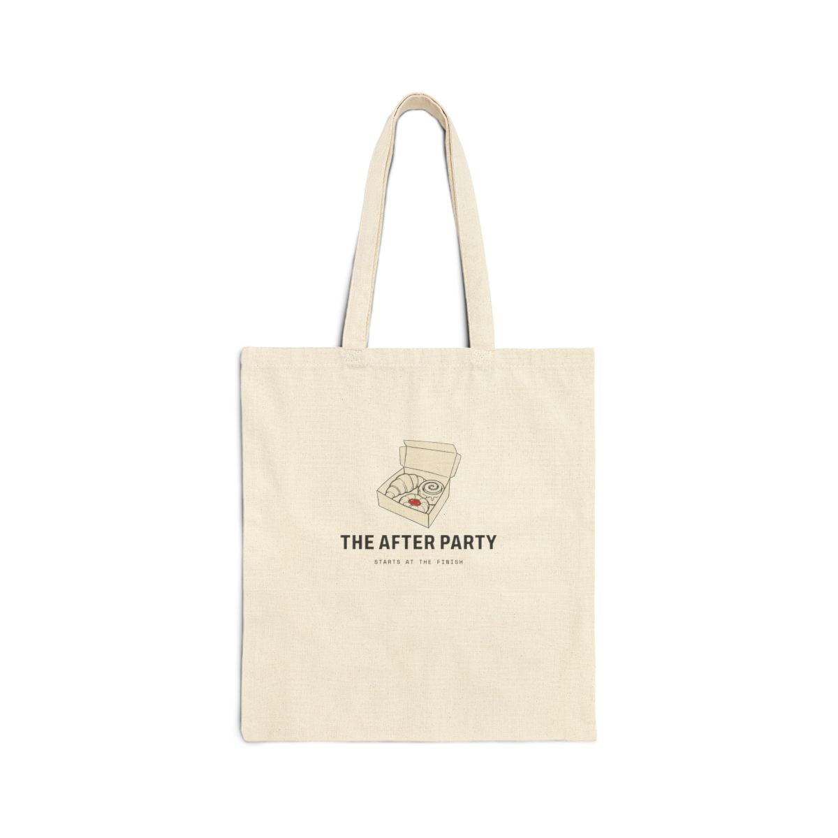 The After Party Tote in Natural, front view