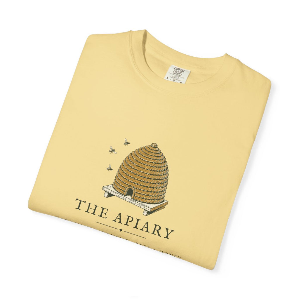 The Apiary Tee in Butter, folded