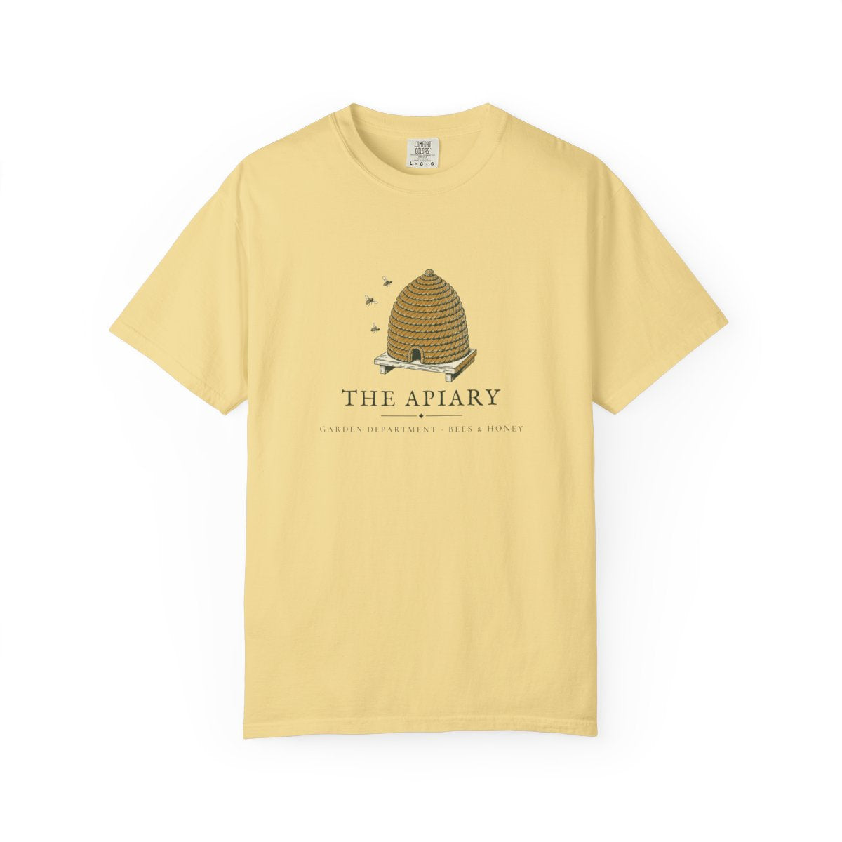 The Apiary Tee in Butter, front view