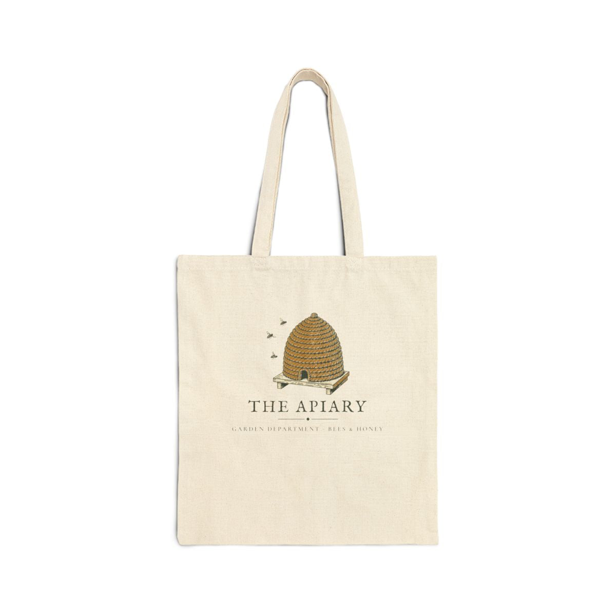 The Apiary Tote in Natural, front view