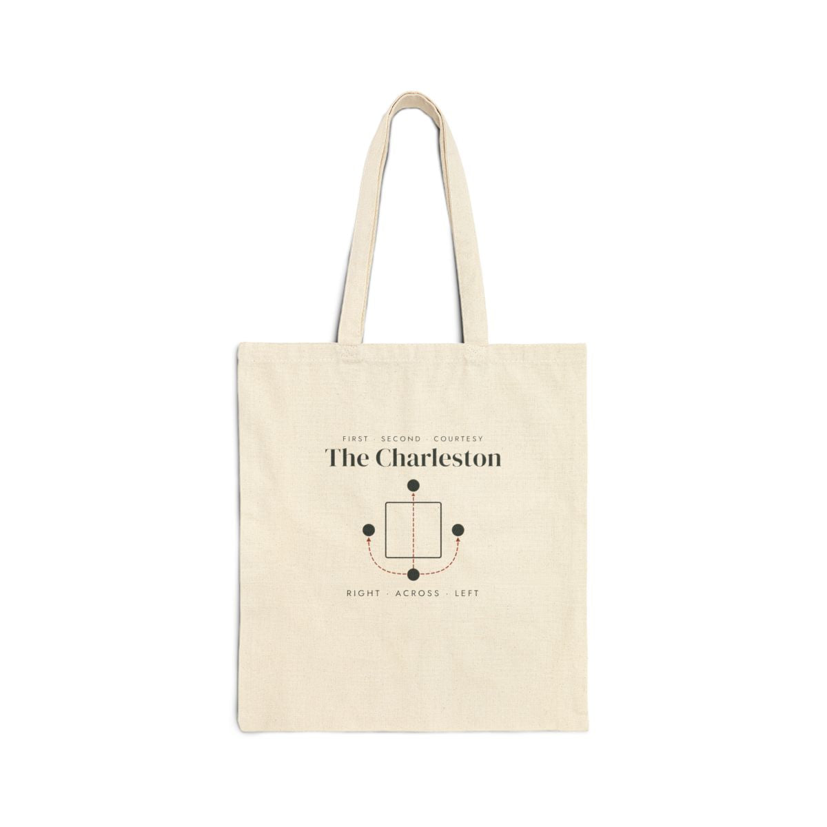 The Charleston Tote in Natural, front view