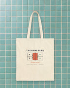 The Game Plan Tote in Natural, styled