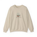 The Glasshouse Crewneck in Sand, front view