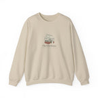 The Glasshouse Crewneck in Sand, front view