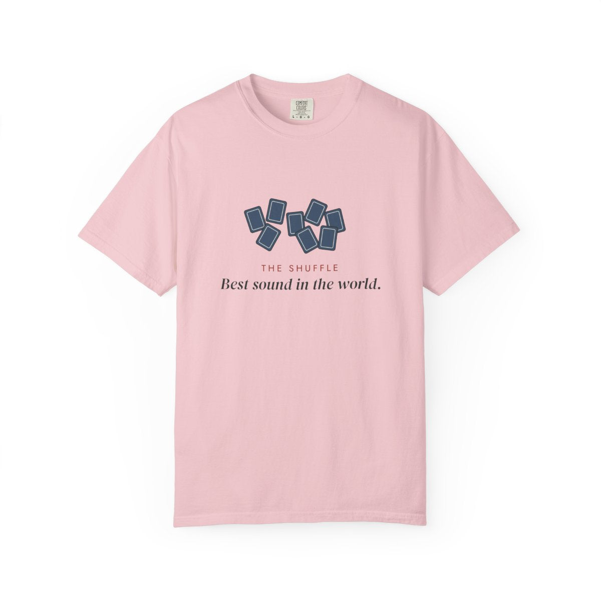 The Shuffle Tee in Blossom, front view
