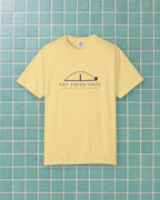 The Third Shot Tee in Butter, styled