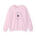 The Tuesday Table Crewneck in Light Pink, front view