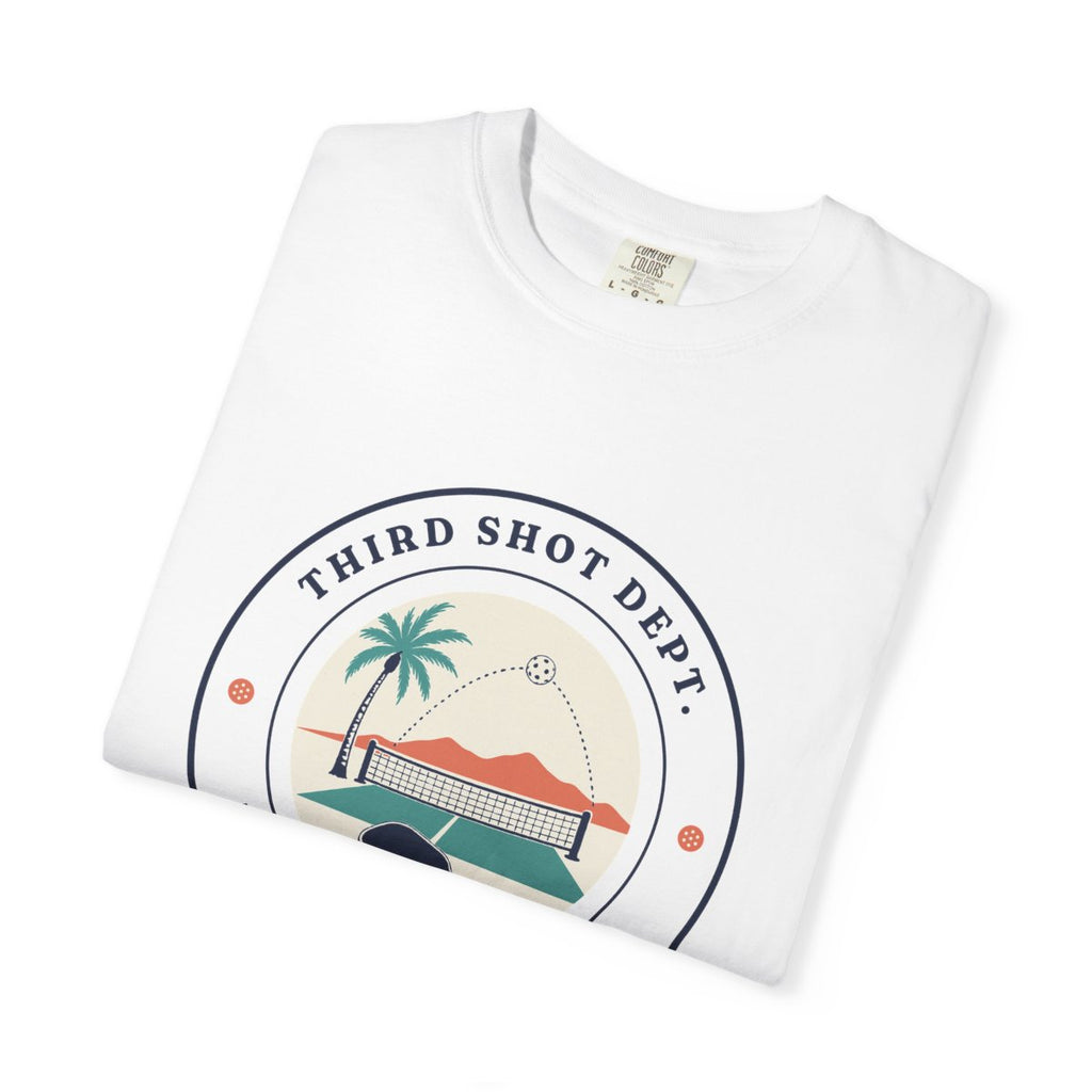Third Shot Department Tee in White, folded