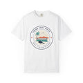 Third Shot Department Tee in White, front view