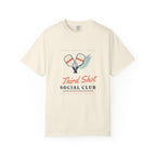 Third Shot Social Club Tee in Ivory, front view