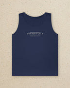 Doubles Club Tank in Navy, styled